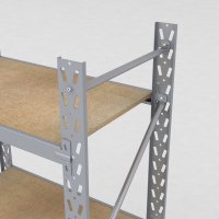 Lagerregal 1 Feld mit 4 Böden