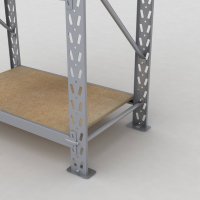 Lagerregal 1 Feld mit 4 Böden