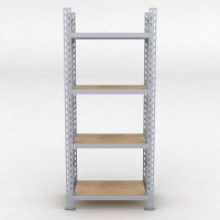 Lagerregal 1 Feld mit 4 Böden