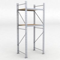 Lagerregal 1 Feld mit 2 Bden