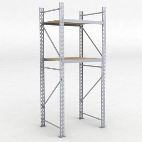 Lagerregal 1 Feld mit 2 Bden