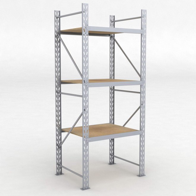 Lagerregal 1 Feld mit 3 Bden