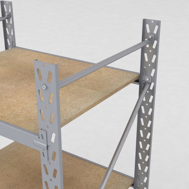 Lagerregal 1 Feld mit 4 Bden