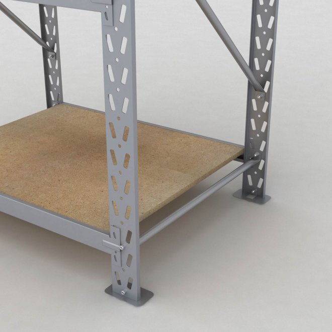 Lagerregal 1 Feld mit 4 Bden