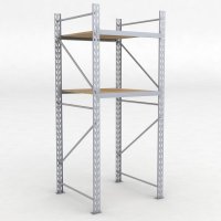 Lagerregal 1 Feld mit 2 Bden