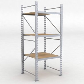 Lagerregal 1 Feld mit 3 Bden