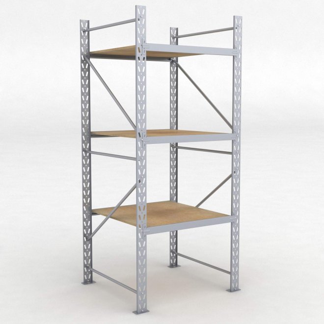 Lagerregal 1 Feld mit 3 Bden