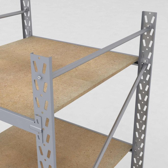 Lagerregal 1 Feld mit 4 Bden