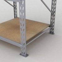 Lagerregal 1 Feld mit 4 Bden