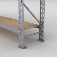 Lagerregal 2 Felder mit 3 Böden