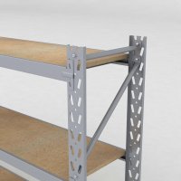 Lagerregal 2 Felder mit 4 Böden