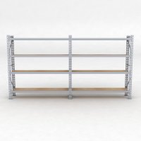 Lagerregal 2 Felder mit 4 Böden