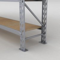 Lagerregal 2 Felder mit 5 Böden