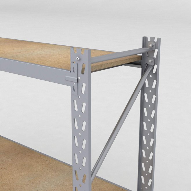 Lagerregal 2 Felder mit 3 Böden