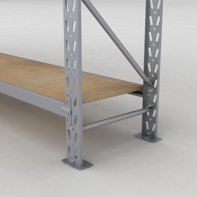 Lagerregal 2 Felder mit 3 Böden