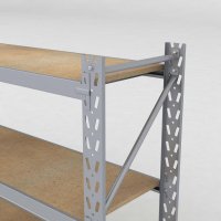 Lagerregal 2 Felder mit 4 Böden