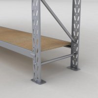 Lagerregal 2 Felder mit 4 Böden