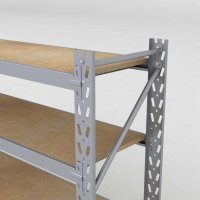 Lagerregal 2 Felder mit 5 Böden