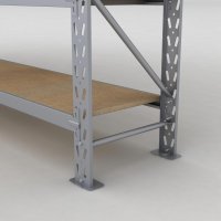 Lagerregal 2 Felder mit 5 Böden