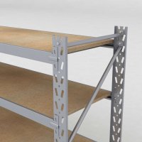 Lagerregal 2 Felder mit 5 Böden