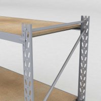 Lagerregal 2 Felder mit 3 Böden