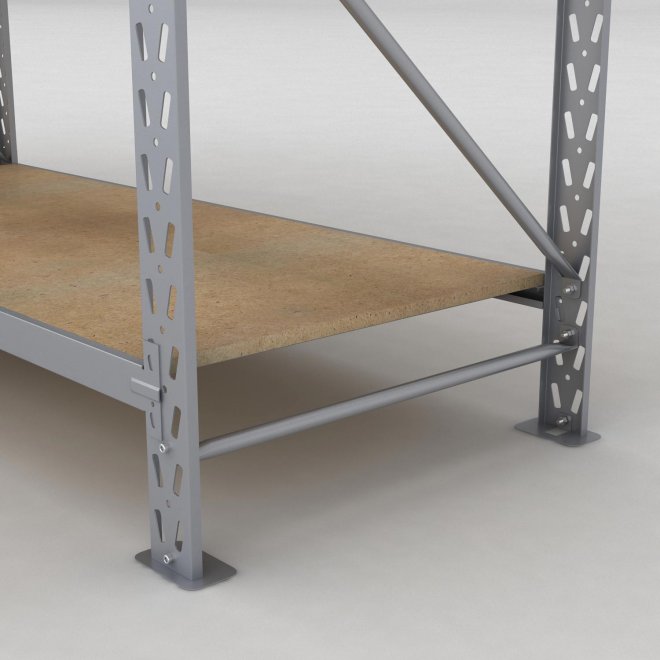 Lagerregal 2 Felder mit 3 Böden