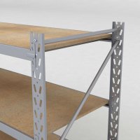 Lagerregal 2 Felder mit 4 Böden