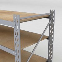 Lagerregal 2 Felder mit 5 Böden