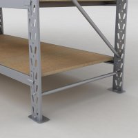 Lagerregal 2 Felder mit 5 Böden