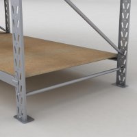 Lagerregal 2 Felder mit 3 Böden