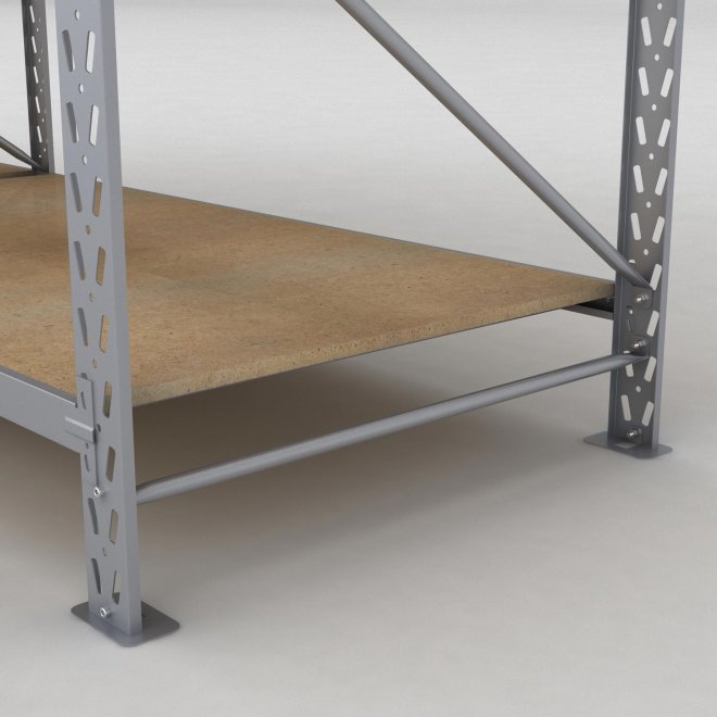 Lagerregal 2 Felder mit 3 Böden