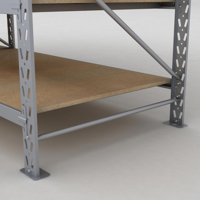 Lagerregal 2 Felder mit 5 Böden