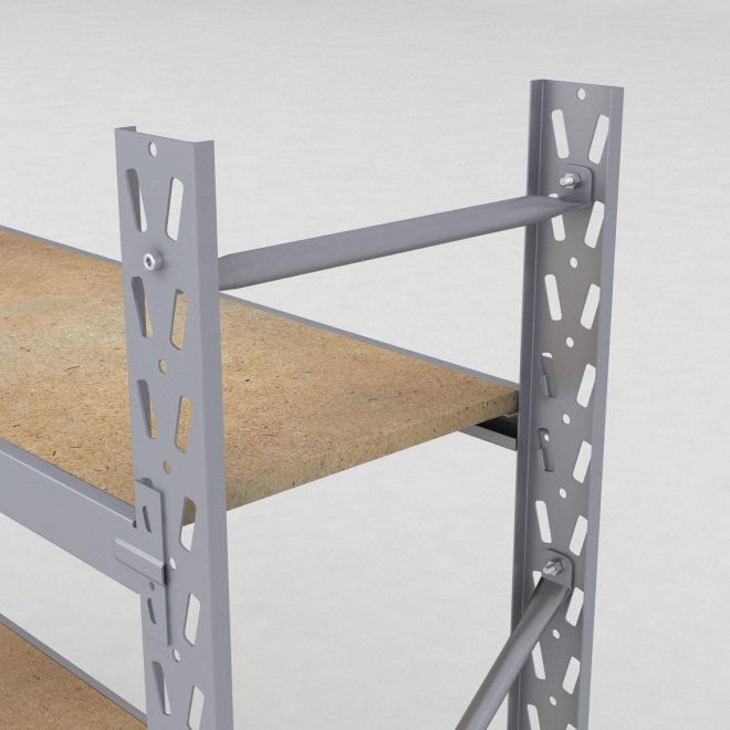 Lagerregal 2 Felder mit 3 Böden