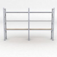 Lagerregal 2 Felder mit 3 Böden