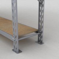 Lagerregal 2 Felder mit 5 Böden