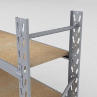 Lagerregal 2 Felder mit 6 Böden