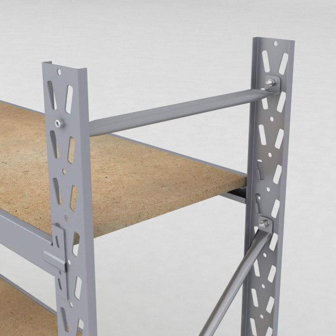 Lagerregal 2 Felder mit 3 Böden