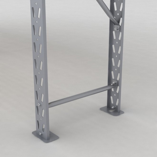 Lagerregal 2 Felder mit 3 Böden