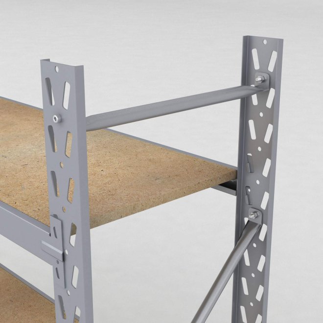 Lagerregal 2 Felder mit 4 Böden