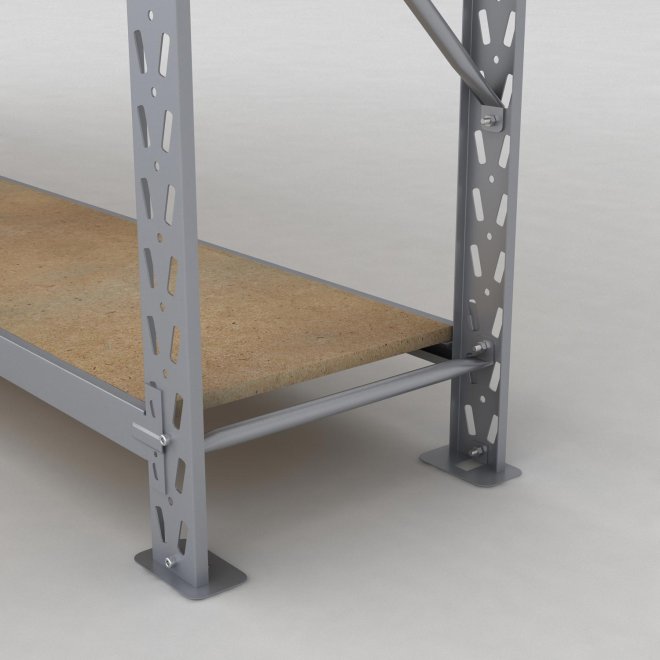 Lagerregal 2 Felder mit 4 Böden