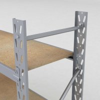 Lagerregal 2 Felder mit 5 Böden