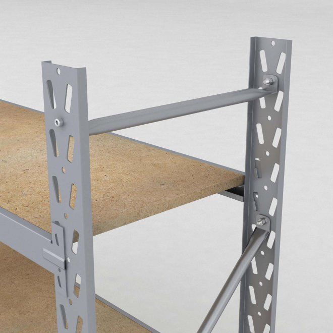 Lagerregal 2 Felder mit 5 Böden