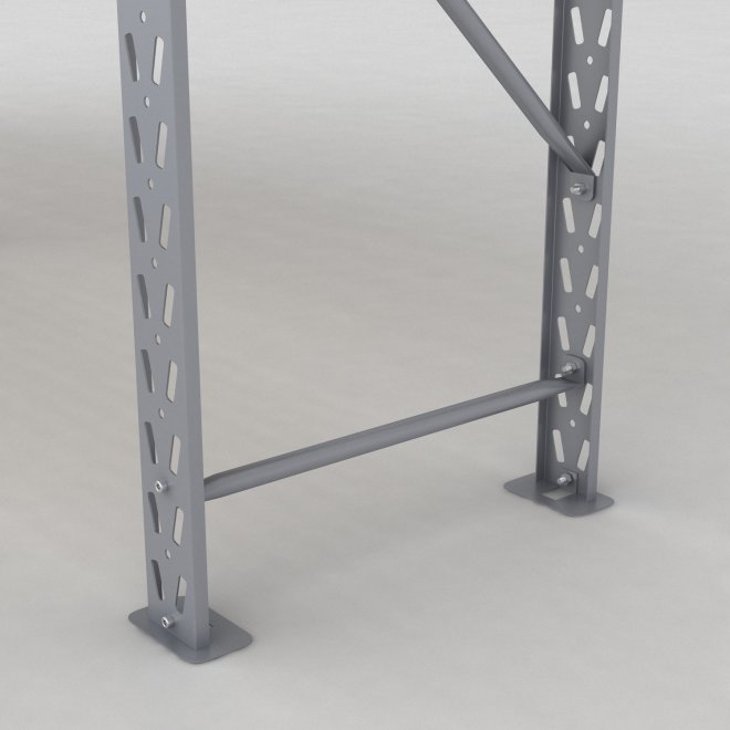 Lagerregal 2 Felder mit 3 Böden