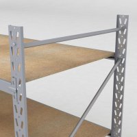 Lagerregal 2 Felder mit 3 Böden