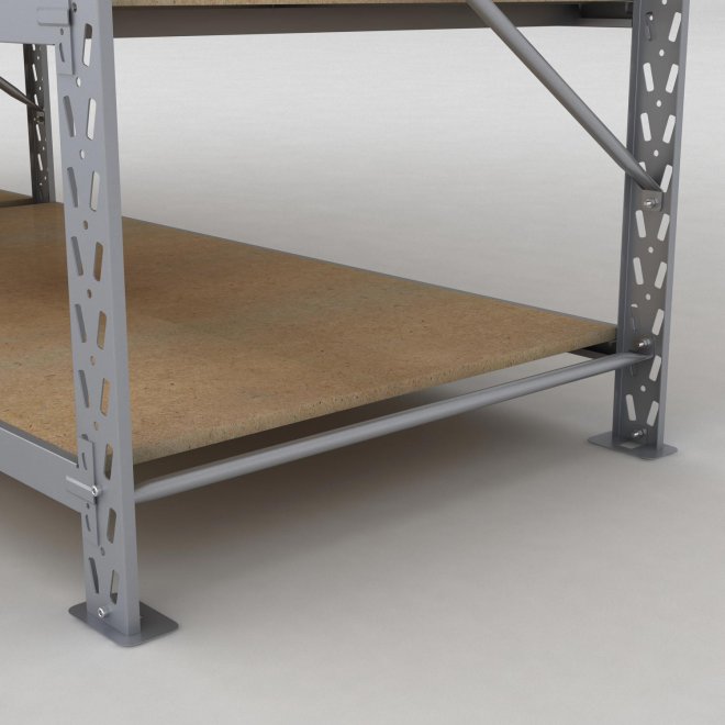 Lagerregal 2 Felder mit 5 Böden