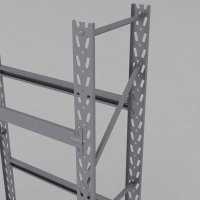 Däckställ 1 fack med 2 bärlag (8 däck)