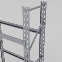 Däckställ 1 fack med 3 bärlag (12 däck)