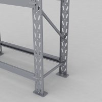 Däckställ 1 fack med 3 bärlag (12 däck)