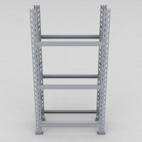 Däckställ 1 fack med 3 bärlag (12 däck)