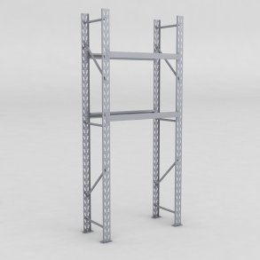 Däckställ 1 fack med 2 bärlag (8 däck)